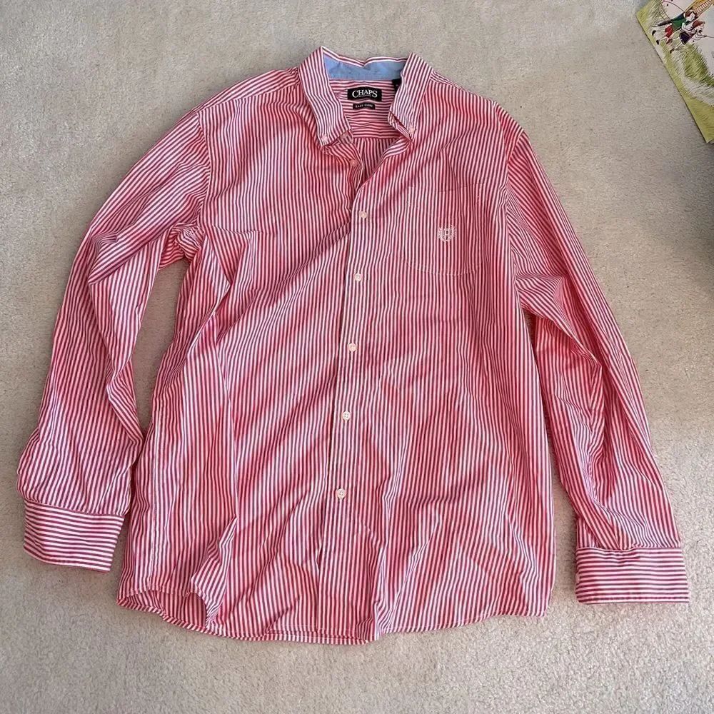 Men’s Chaps Long Sleeve Button Down Shirt XL